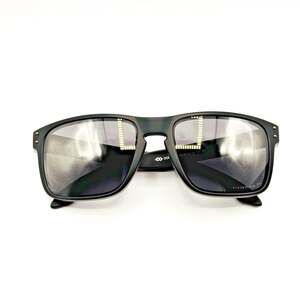 Oakley HOLBROOK Sunglasses Matte Black Frame POLARIZED Black Lens OO9102-D6 NEW